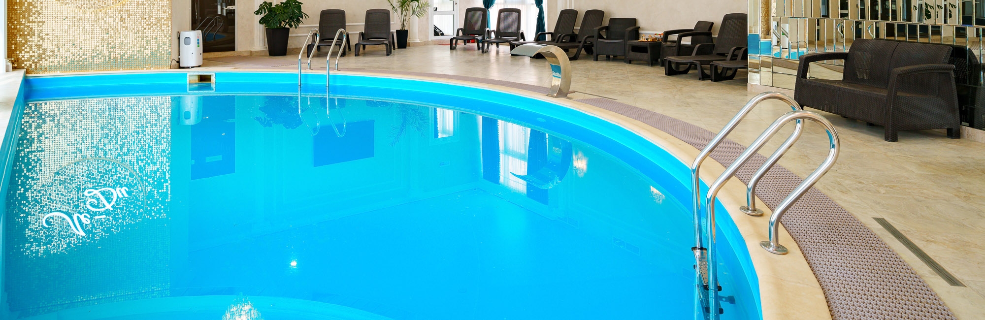 SPA-КОМПЛЕКС НА ТЕРРИТОРИИ: БАССЕЙН, ФИНСКАЯ САУНА, ХАМАМ, ДЖАКУЗИ