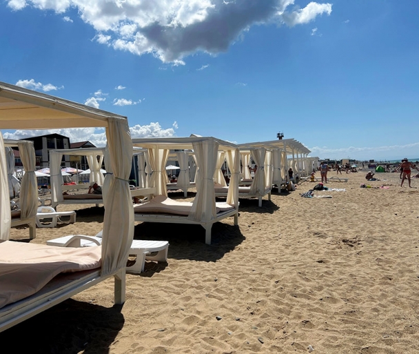 крым отели где песчаный пляж